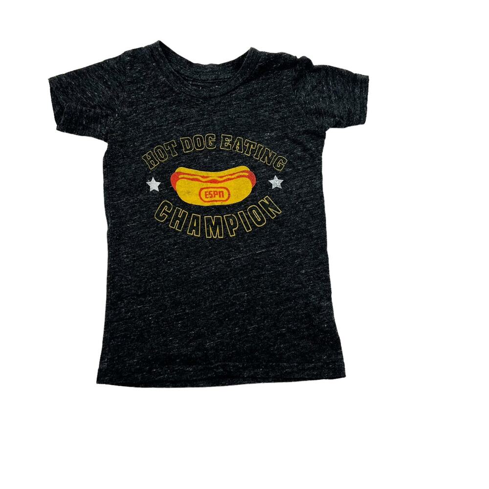 Retro Brand Hot Dog Eating Champion Graphic Tee - Picture 1 of 5
